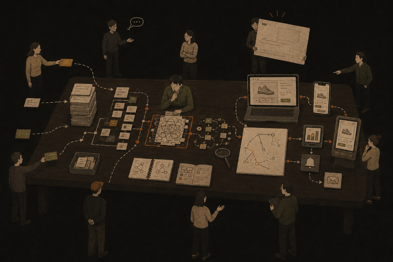 ilustrasi product manager