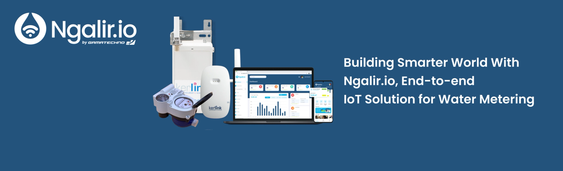 ngalir.io IoT water meter system